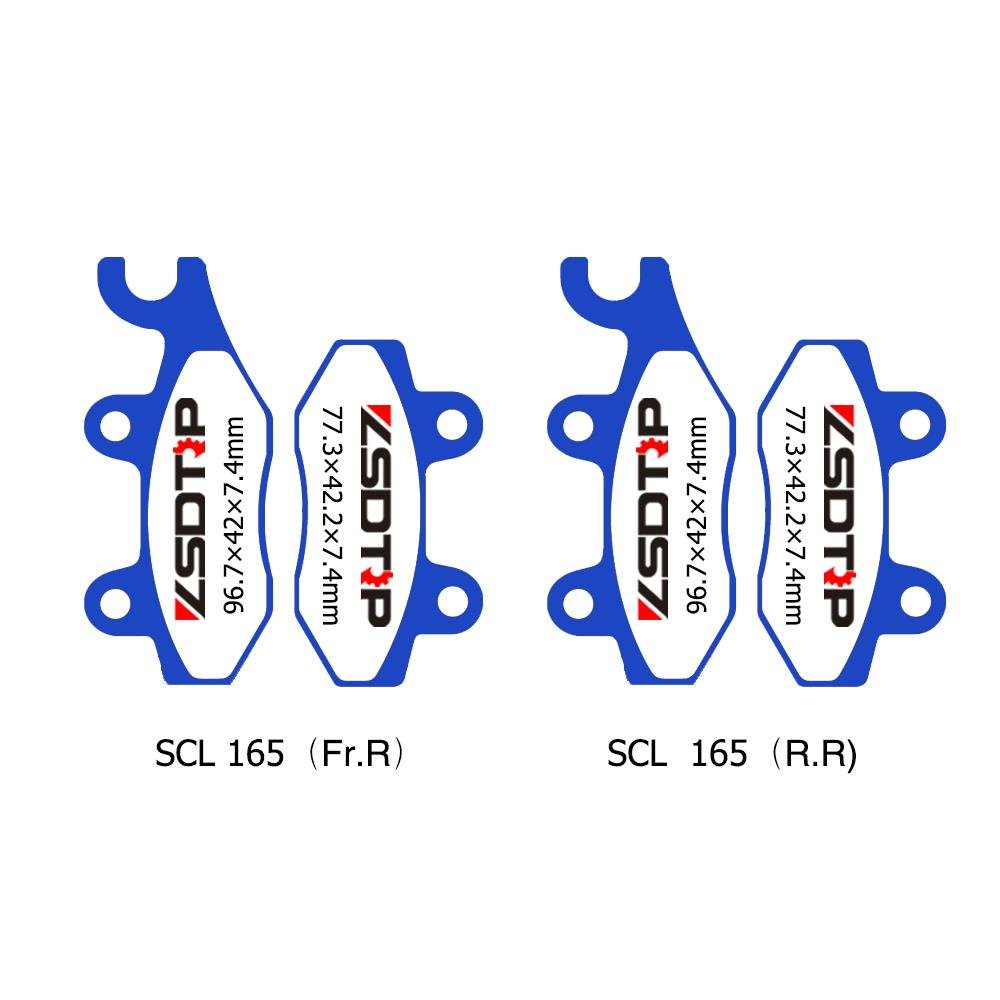 Wholesale Motorcycle Brake Pad Kit With Long Service Life High Quality Brake Shoe Brake Pad for FA165 EX250F3 EX300ADF Z250